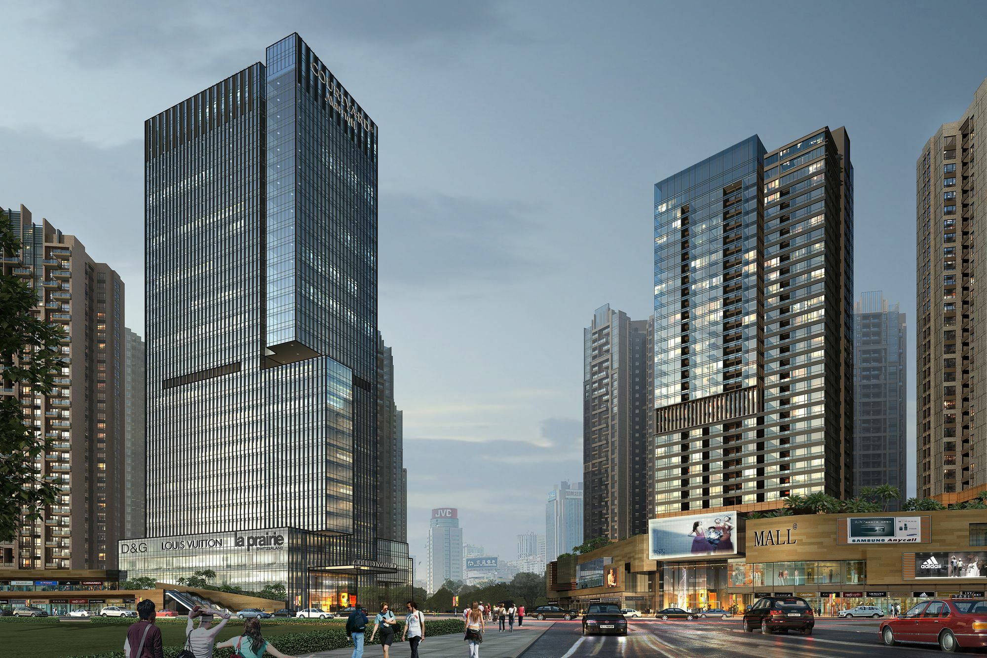 Hotel Courtyard By Marriott Shenzhen Bao'An Exteriér fotografie